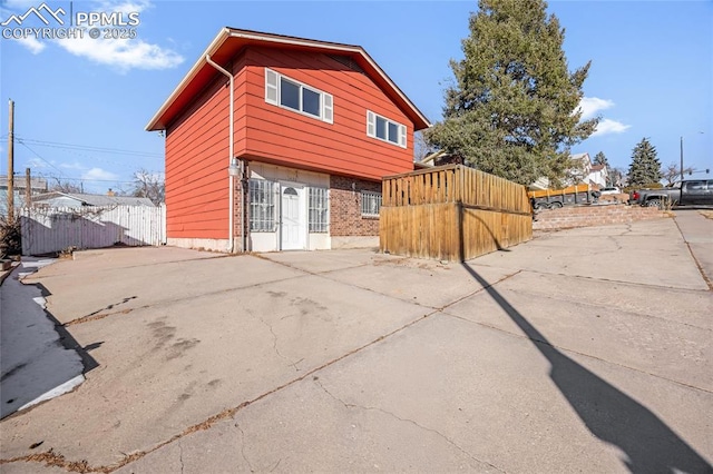 exterior space with a patio