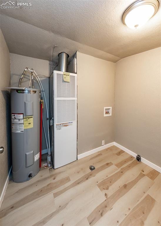 utilities featuring heating unit and water heater