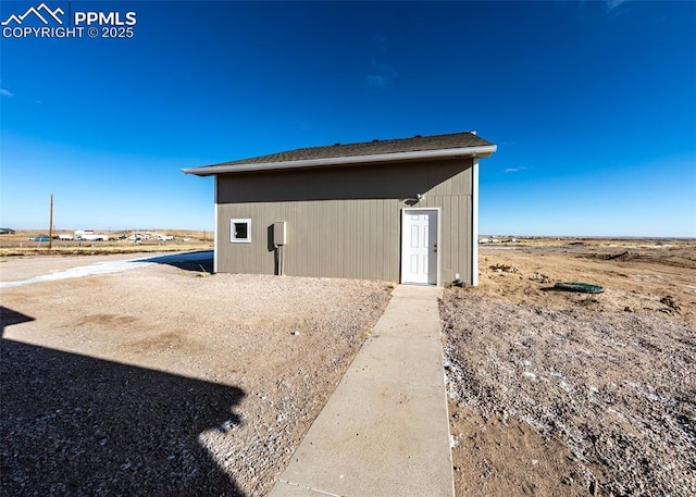 view of outbuilding