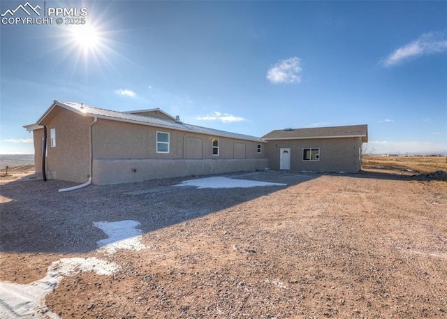 view of rear view of property