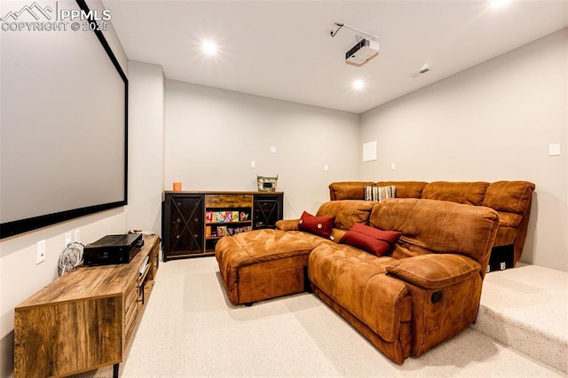 view of home theater