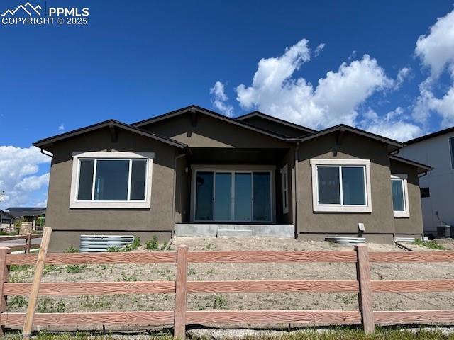 9307 Gallery Pl, Colorado Springs, CO 80924 - view of front of house featuring stucco siding