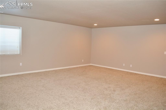 empty room with carpet flooring