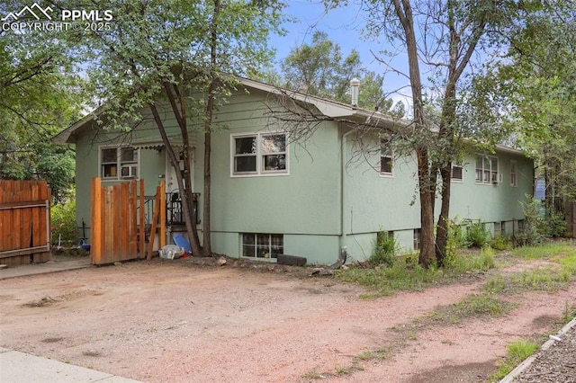 view of rear view of property