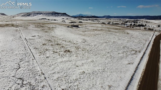 view of mountain feature