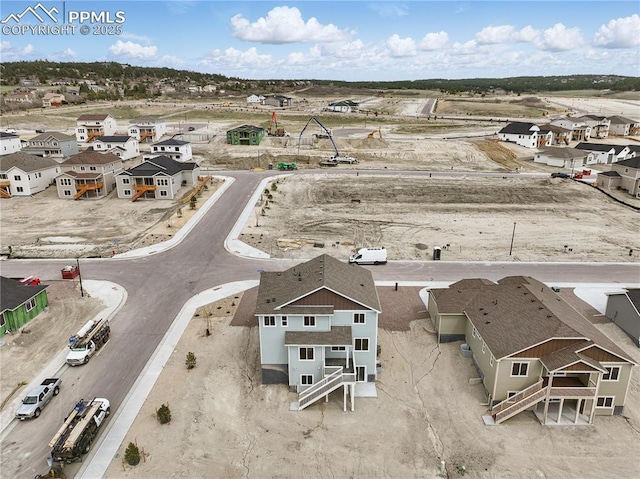 16896 Greenfield Dr, Monument, CO 80132 - bird's eye view featuring a residential view