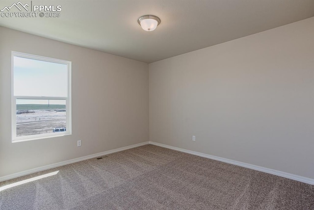 empty room featuring carpet