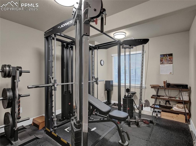 view of workout room