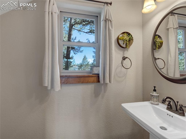 bathroom featuring a sink