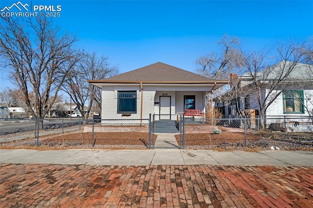 view of front of house featuring covered porch