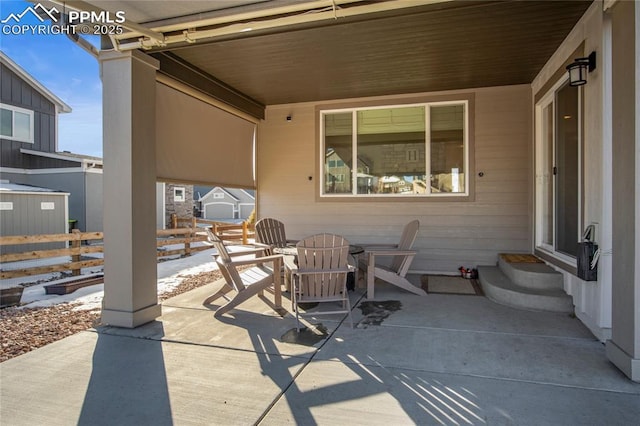 view of patio / terrace