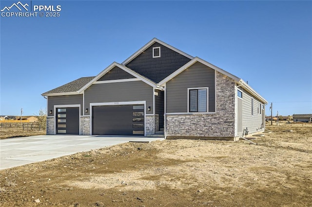 view of craftsman inspired home