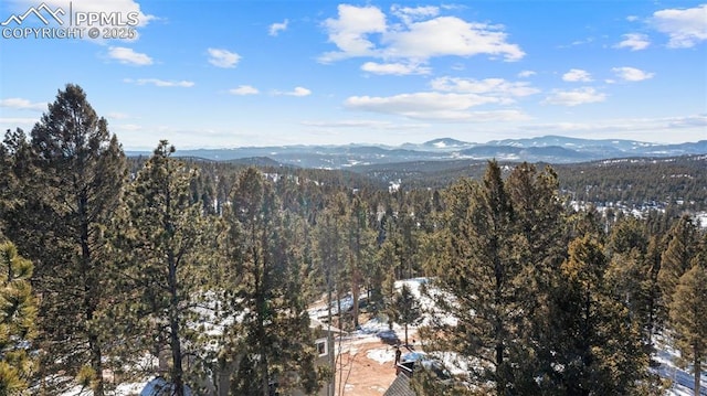 property view of mountains