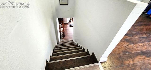 view of stairs