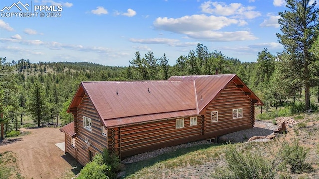 view of side of property