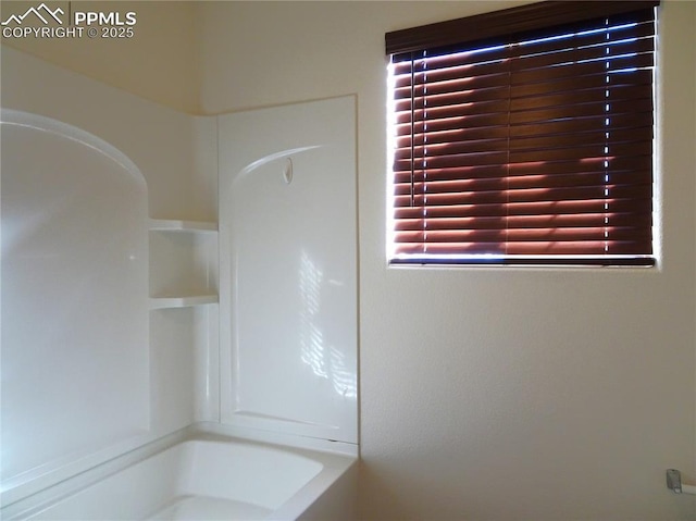 bathroom with a bathtub