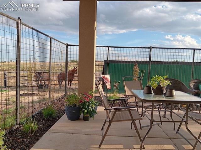 view of patio