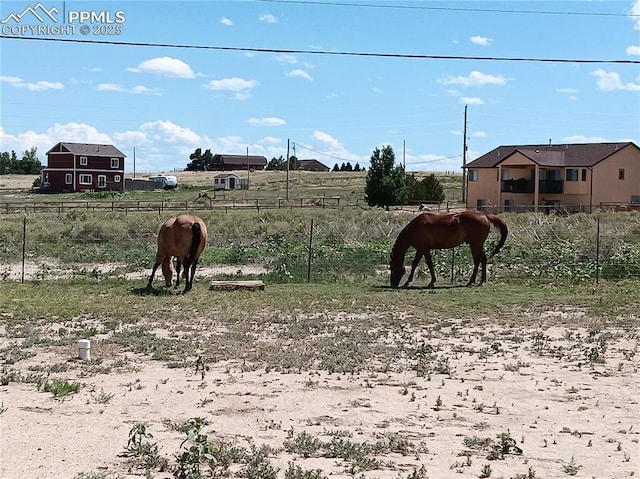 surrounding community featuring a rural view