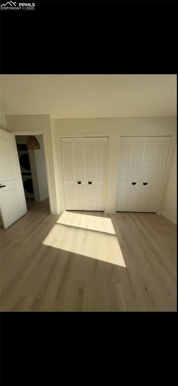 unfurnished bedroom featuring light hardwood / wood-style floors