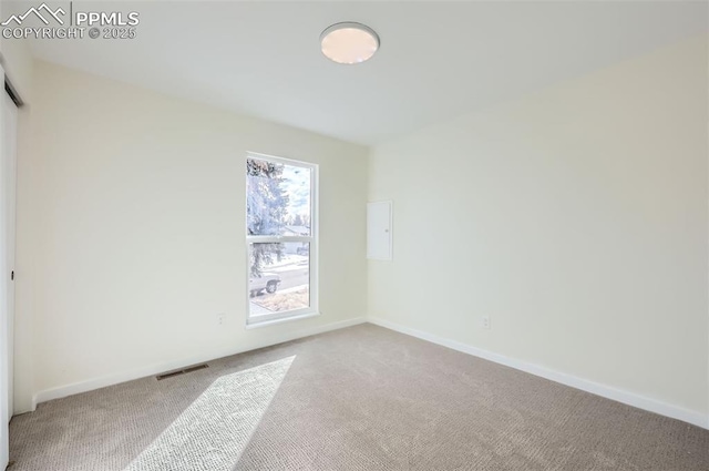 empty room with carpet floors