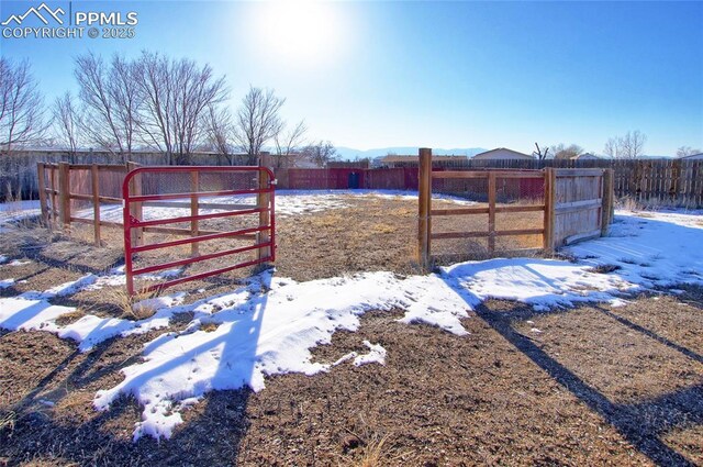 369 G St, Penrose, CO 81240 - view of yard layered in snow