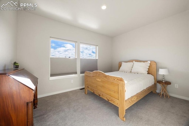 bedroom featuring carpet floors