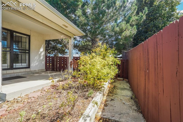 exterior space featuring a patio area