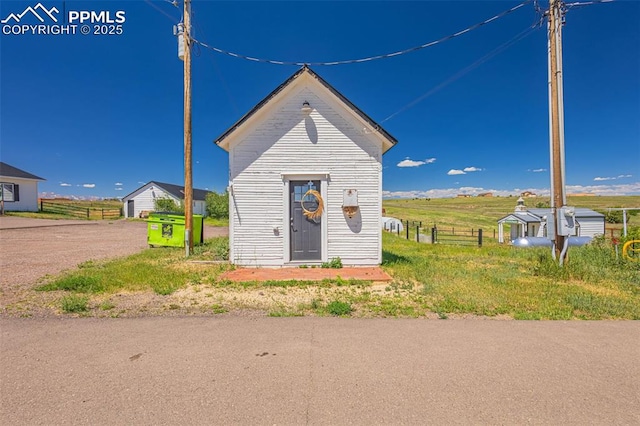 view of outbuilding