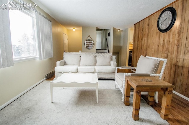 517 W Ramona Ave, Colorado Springs, CO 80905 - living room with wood walls