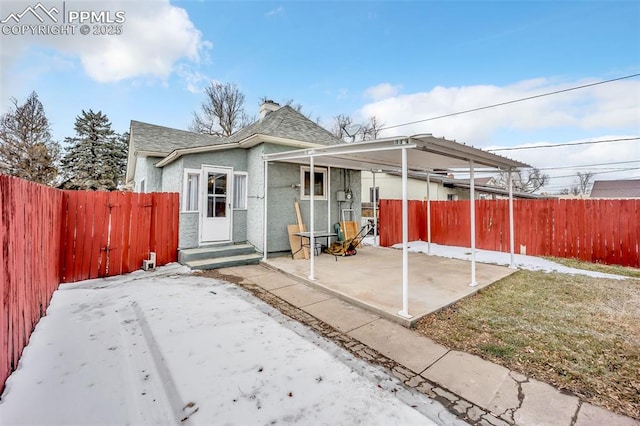 exterior space with a patio area