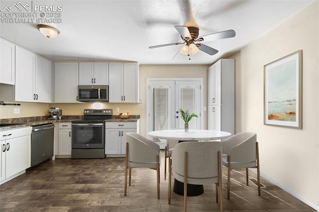 kitchen featuring white cabinetry, sink, and stainless steel appliances