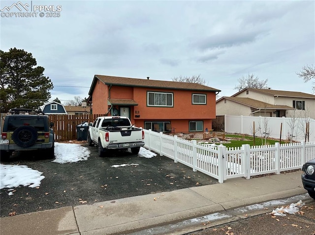 view of front of home