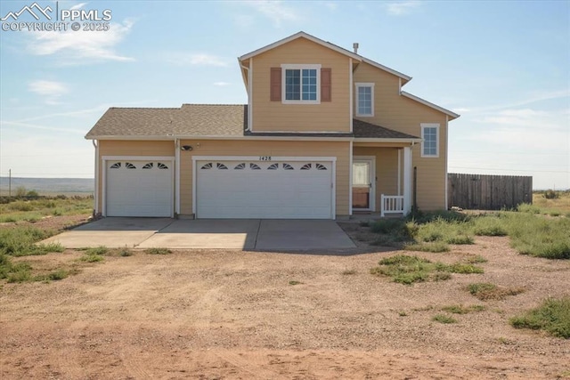 view of front of property