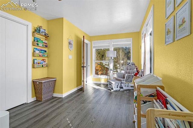 interior space featuring hardwood / wood-style floors