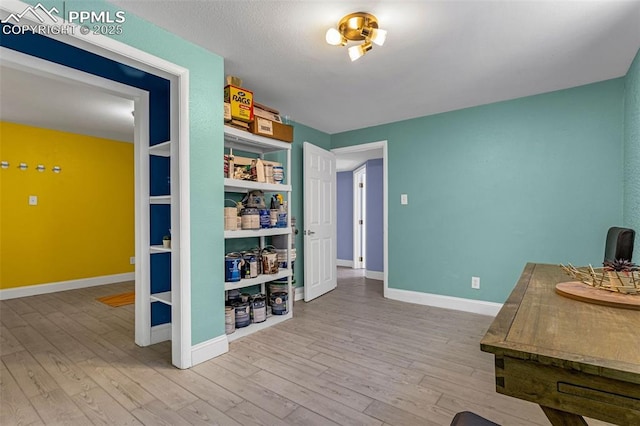 interior space featuring hardwood / wood-style floors