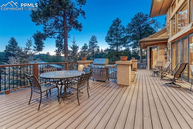 201 Fox Mountain Dr, Woodland Park, CO 80863 - view of wooden deck
