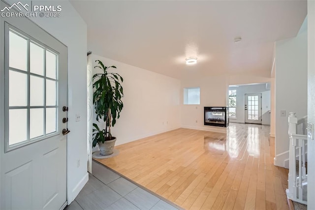 entryway featuring light hardwood / wood-style floors