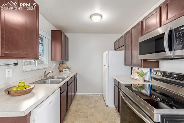 kitchen featuring sink and appliances with stainless steel finishes