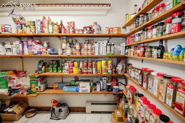 view of pantry