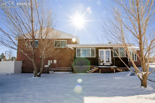 101 Welton Ave, Walsenburg, CO 81089 - split level home featuring french doors