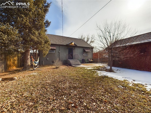 view of rear view of house