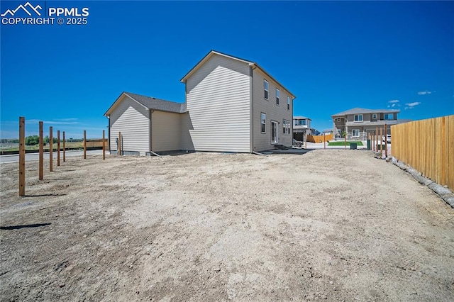 view of rear view of house