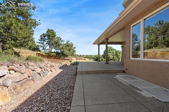 exterior space with a patio area