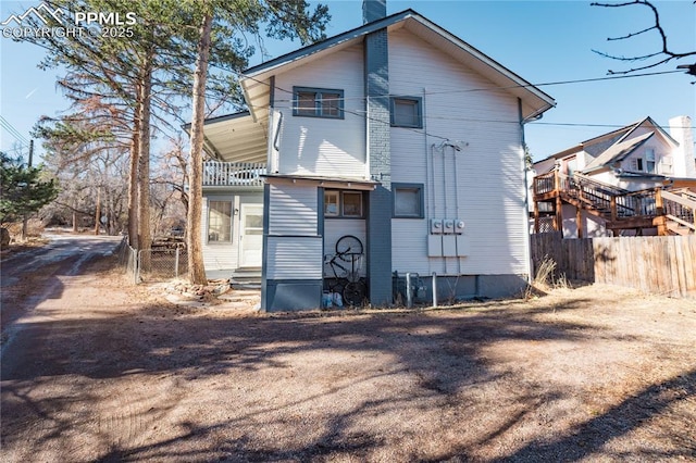 view of back of house