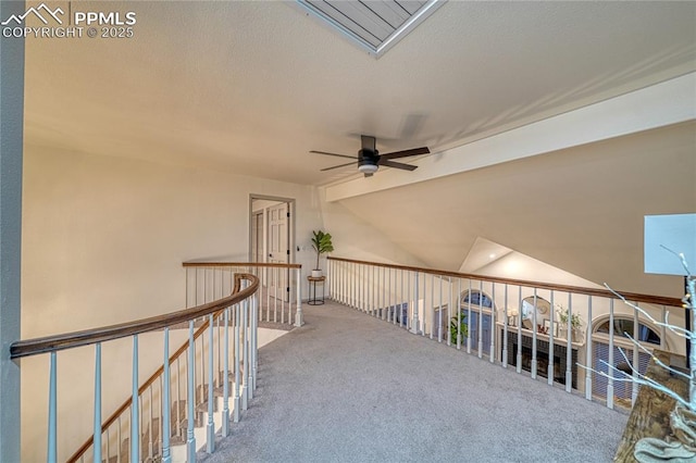 corridor featuring carpet floors