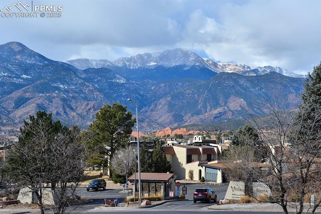 view of mountain feature