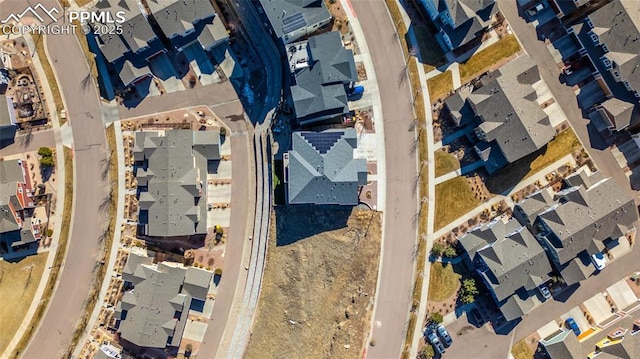 birds eye view of property featuring a residential view