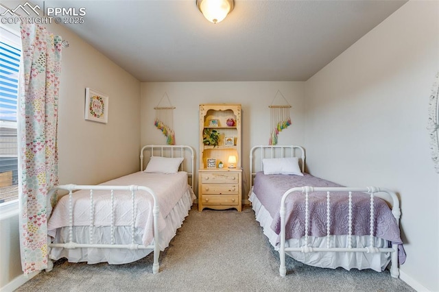 bedroom featuring carpet floors