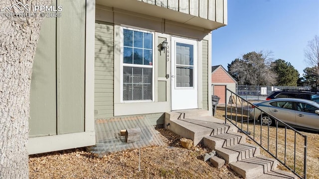 view of property entrance