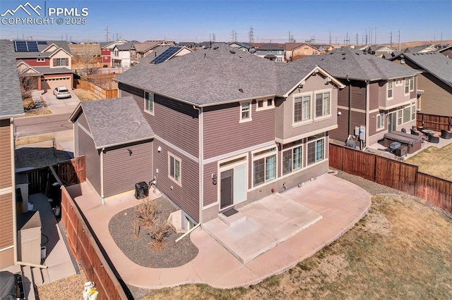 drone / aerial view featuring a residential view